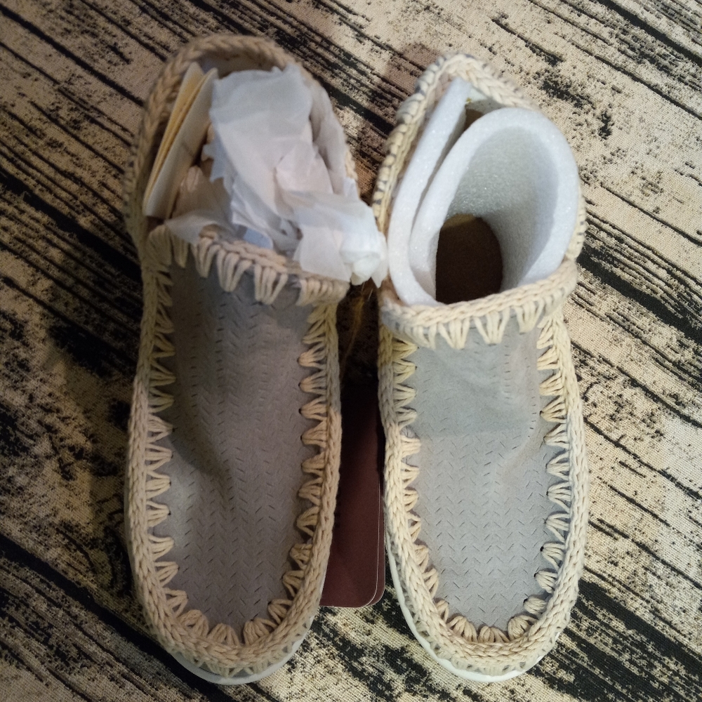 NEW!!! MOU Eskimo Sneaker Perf. Suede Gray #socute MU.SW211000O